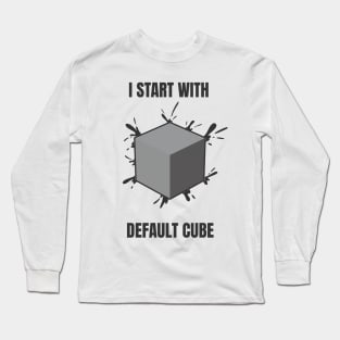 Default Cube Long Sleeve T-Shirt